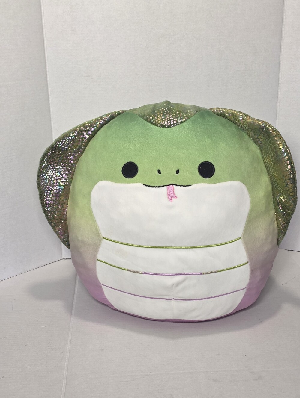 18" Khaled King Cobra Snake Squishmallows Plush Kelly Toy Rare Limited Edition